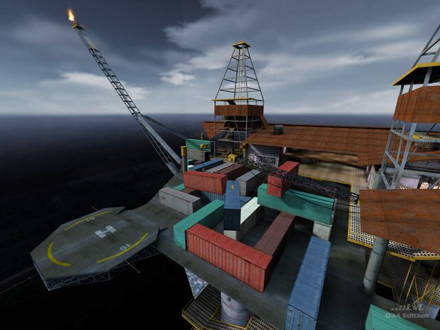 Platform M26, Hibernia, North Atlantic by gloogun