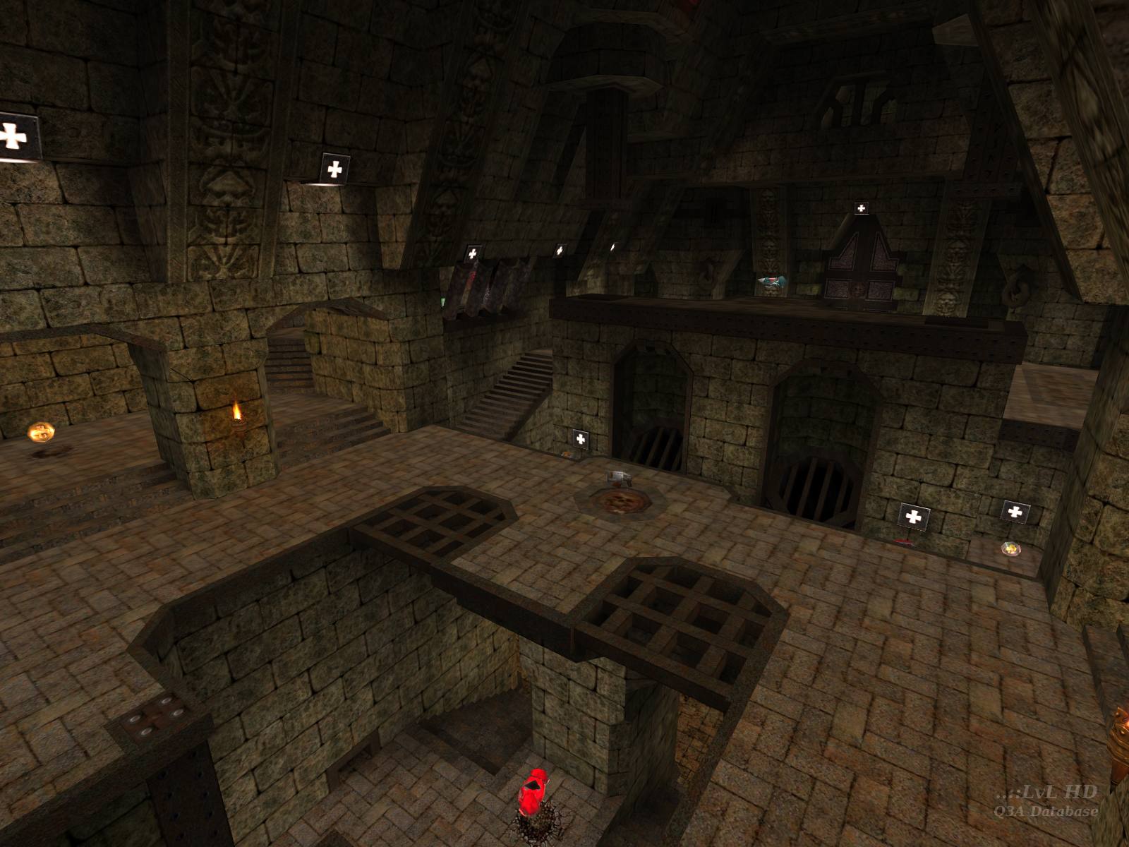 Screenshot for Ziggurat Tomb by sst13 (map-13tomb) - ..::LvL - Quake 3 ...