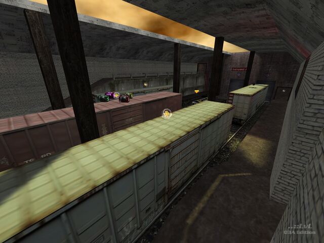 de_train for Quake 3 by OXOTHuK (oxodm10) Review - ..::LvL